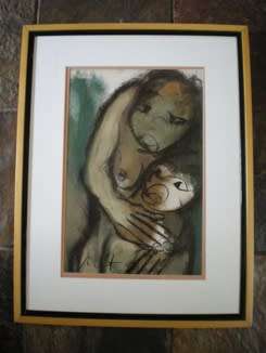 Frans Claerhout Mixed media size 590mm x 400mm