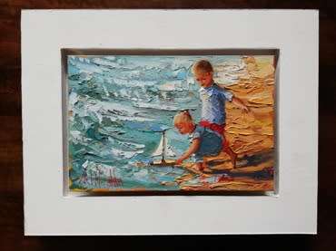 De Wet Matthee Oil on board size 320mm x 230mm