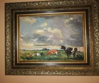 Danie Smit Oil on board size 600mm x 430mm