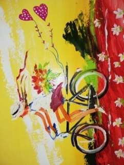 Corne Weideman Oil on board size 600mm x 500mm