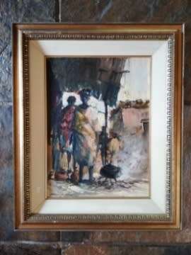 Christiaan Nice Oil on board size 390mm x 290mm