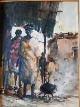 Christiaan Nice Oil on board size 390mm x 290mm