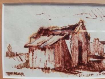 Otto Klar Ink on paper size 230mm x 80mm