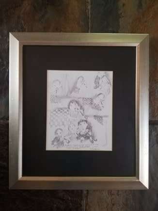 Pieter van der Westhuizen Pencil Sketch size 240mm x 190mm