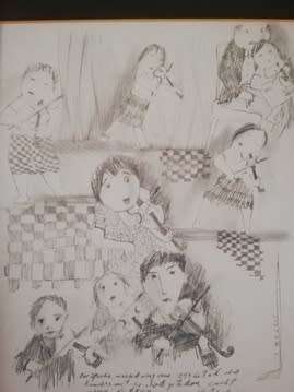 Pieter van der Westhuizen Pencil Sketch size 240mm x 190mm