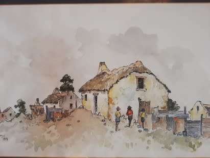 Conrad Theys Mixed media size 450mm x 280mm