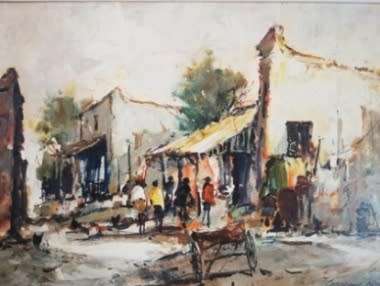 Christiaan Nice Oil on board size 490mm x 340mm