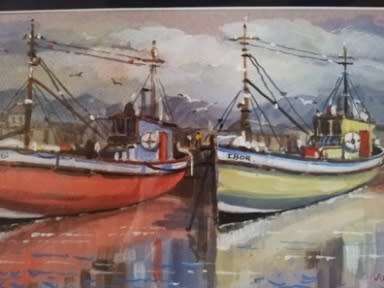 Johnnie De Kock Watercolour size 390mm x 190mm