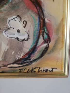 Frans Claerhout Mixed media size 270mm x 190mm