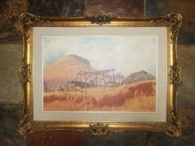 WH Coetzer Oil on board size 750mm x 500mm