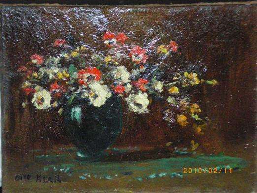 Otto Klar oil, size 15x20cm unframed
