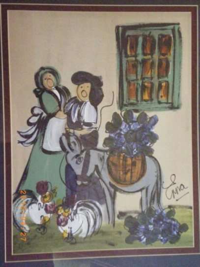 Erna Basson acrylic on cloth size 360 *280mm