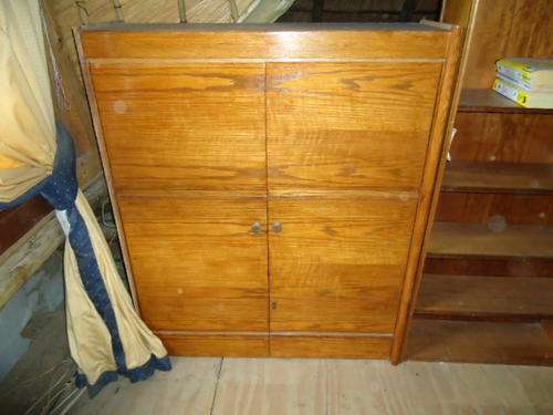 Oak cabinet