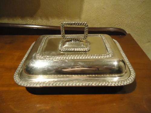 Beautiful silver plated serving dish