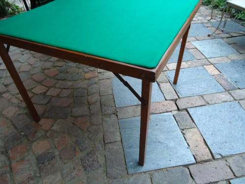 Fold away card table