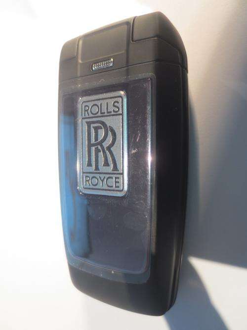 Black Rolls Royce Flip Phone Key/Mini Phone fitted with Camera and Bluetooth.DUAL SIM
