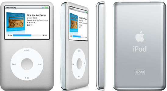 Apple iPod Classic (7th Generation) 160GB - Silver