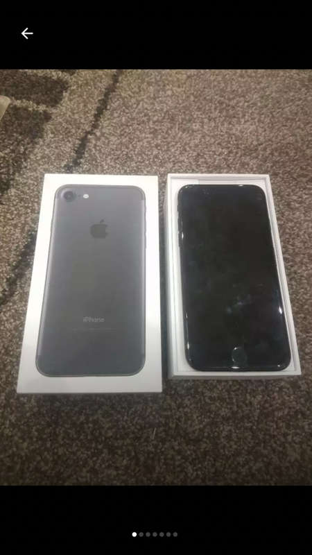 Iphone 7 matte black with box