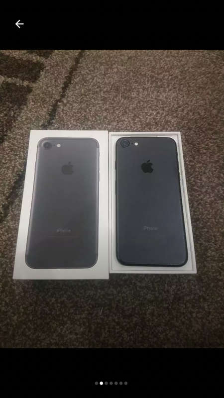 Iphone 7 matte black with box