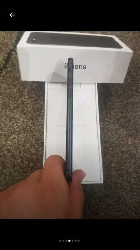 Iphone 7 matte black with box