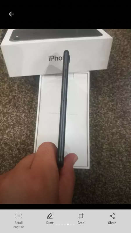 Iphone 7 matte black with box