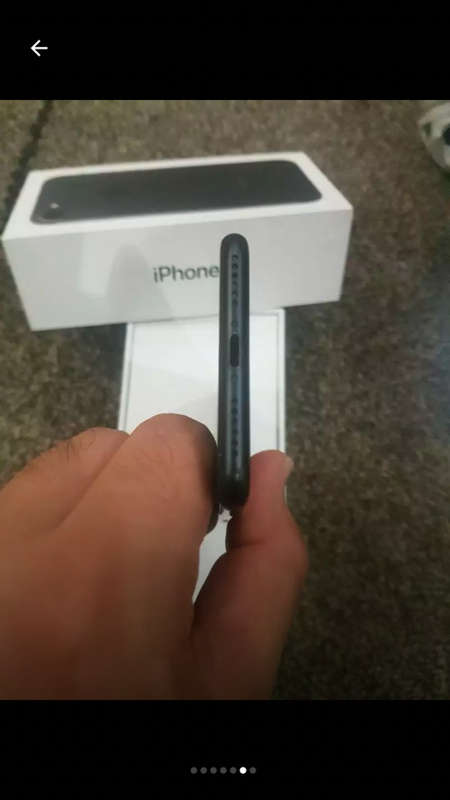 Iphone 7 matte black with box