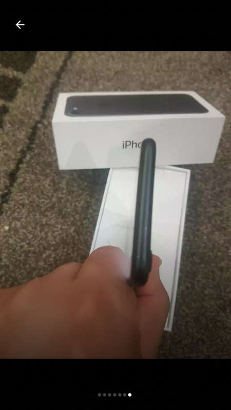 Iphone 7 matte black with box
