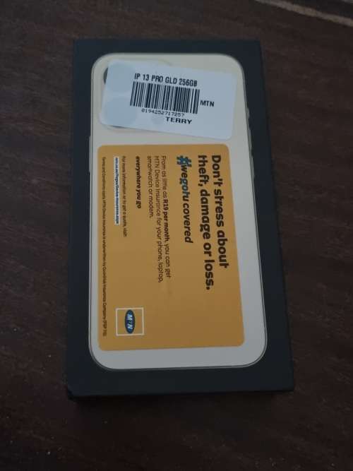 Iphone 13 pro 256gb gold sealed