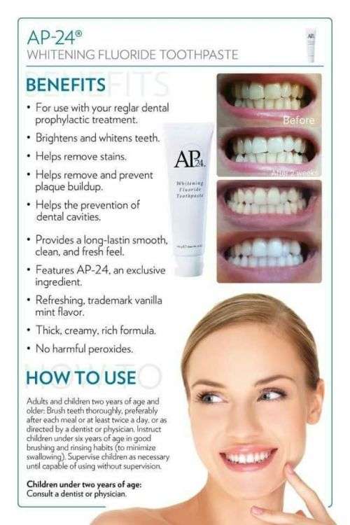AP 24 Whitening Fluoride Toothpaste - Best Seller.