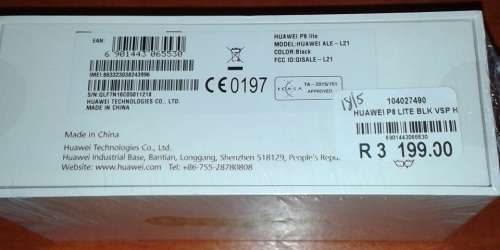 Huawei P8 Lite cellphone brand new