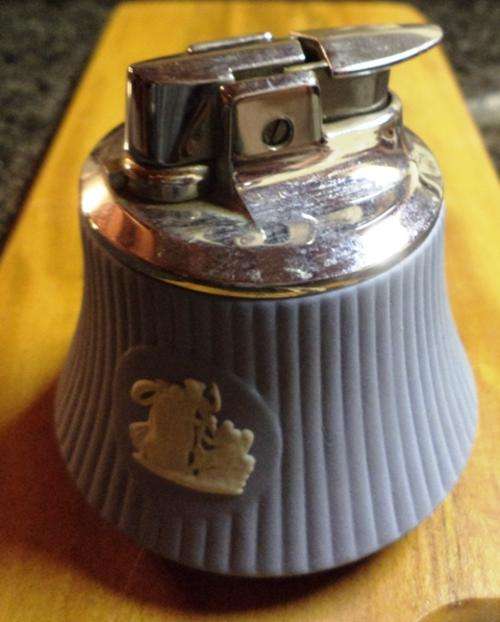 R1/NR!  WEDGEWOOD CIGARETTE LIGHTER.