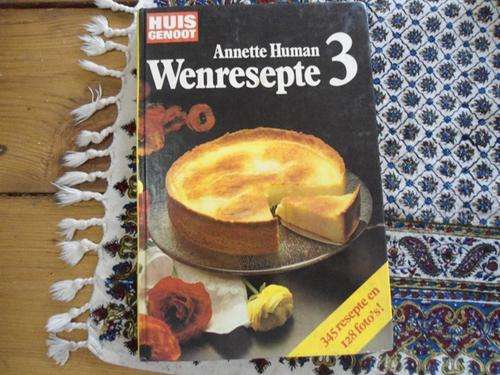 Huisgenoot wenresepte 3 Annette Human, 1ste druk 1987