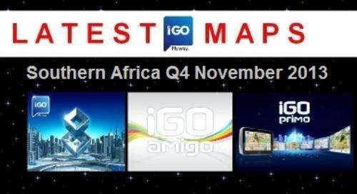 IGO MY WAY LATEST SOUTHERN AFRICA MAP UPGRADE FOR 2014 & iGO USER MANUAL FREE SHIPPING!