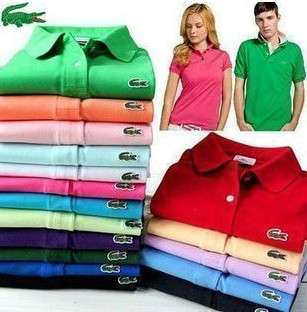 Lacosta - 2013 summer classic solid color T-shirt male & female short-sleeved