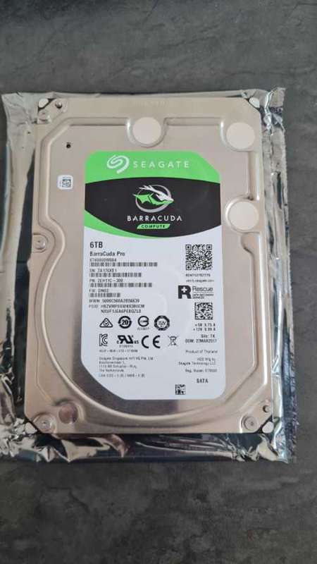 6Tb Seagate BarraCuda Pro