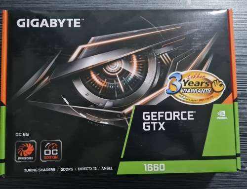 Gigabyte GTX 1660 6GB GDDR5