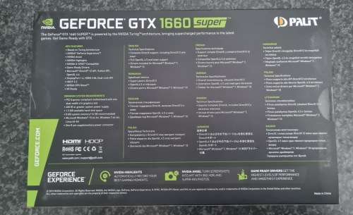 Palit Geforce GTX 1660 Super