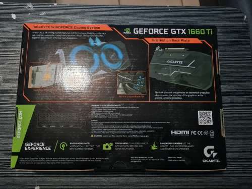 Gigabyte Geforce GTX 1660 TI OC 6GB