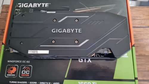 Gigabyte GeForce GTX 1660 Ti WINDFORCE OC 6GB GPU (2x 100mm large fans) Graphics Card