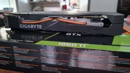 Gigabyte GeForce GTX 1660 Ti WINDFORCE OC 6GB GPU (2x 100mm large fans) Graphics Card