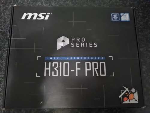 MSI H310-F Pro Motherboard combo