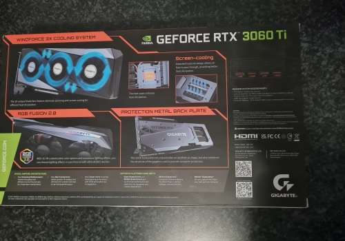 Gigabyte RTX 3060 TI Gaming OC PRO 8GB