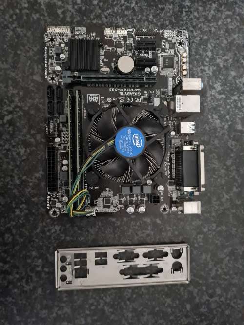 Core I3 6100 , Gigabyte H110M Motherboard combo