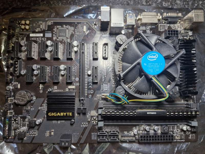 Intel Core i5 6th gen ,Gigabyte B250 motherboard, Ram and SSD combo