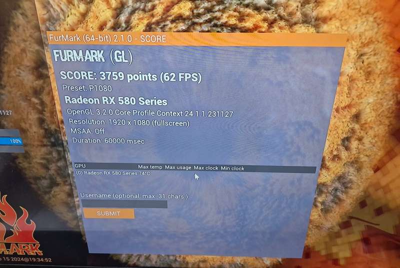 MSI Radeon RX 580 8GB GPU