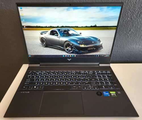 Core i5 11th gen HP Victus 16 Gaming, 16G RAM, 512 NVMe, RTX3050, 144Mhz, 1 Wnty, FREE BAG, UNBOXED