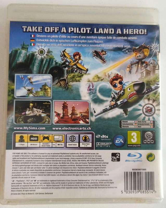 PS3 GAMES My Sims Sky Heroes PS3 PLAYSTATION 3 GAMES