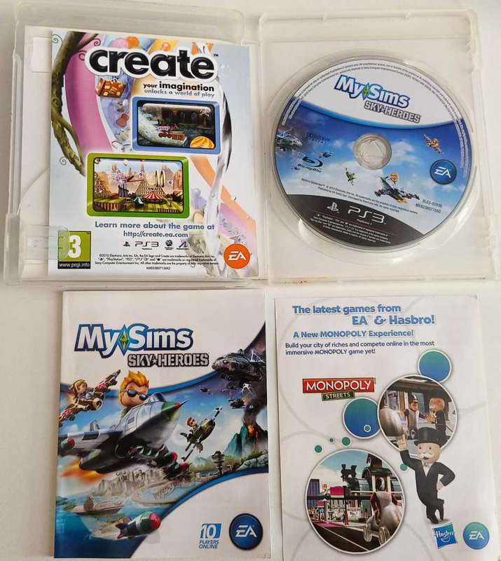 PS3 GAMES My Sims Sky Heroes PS3 PLAYSTATION 3 GAMES
