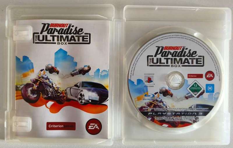 PS3 GAMES BURNOUT PARADISE THE ULTIMATE BOX PS3 PLAYSTATION 3 GAMES