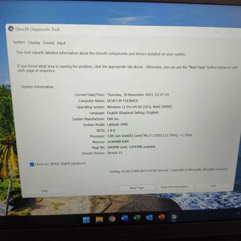 Core i7 13th Gen Dell Latitude 3440, 16G RAM, 512 NVMe, 3Y wnty, Office21, Free Bag, UNBOXED New